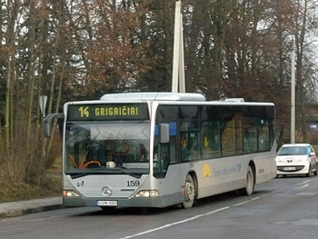 Maršruto Arimų g. – Rudamina transporto priemonės nuotrauka