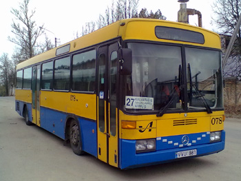 Maršruto Arimų g. – Kalvarijų g. transporto priemonės nuotrauka