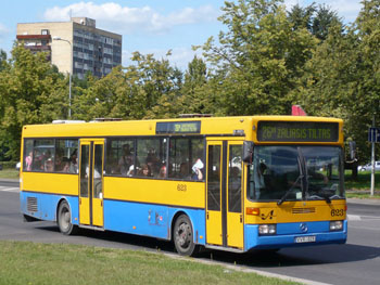 Maršruto Žaliasis tiltas – Santariškės transporto priemonės nuotrauka