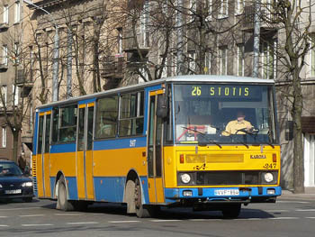 Maršruto Ozo g. – Didieji Gulbinai transporto priemonės nuotrauka