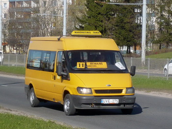 11 maršruto mikroautobusas