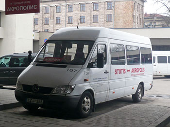 Maršruto Vilniaus autobusų stotis – P/C „Akropolis“ transporto priemonės nuotrauka