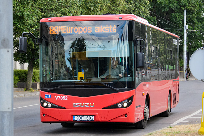 Maršruto Oro uostas – Europos a. transporto priemonės nuotrauka