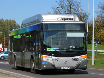 Maršruto Bajorai – Šiltnamių g. transporto priemonės nuotrauka