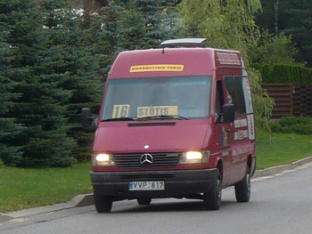 16A maršruto mikroautobusas